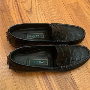 Black Cole Haan loafers